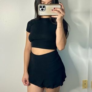 Altar’d state black mini skort